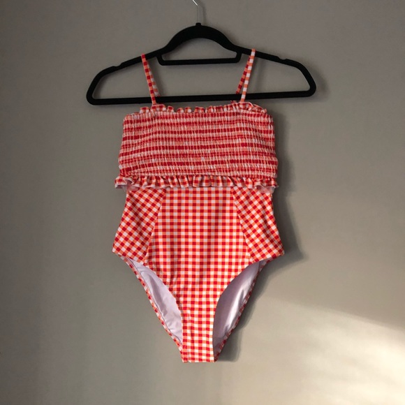 Red & White Bathing Suit - Picture 1 of 6